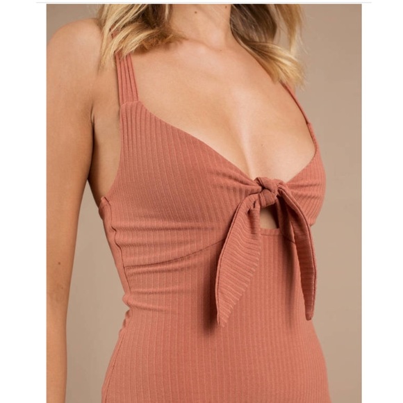 MINKPINK Tops - MINKPINK Tie Bodysuit